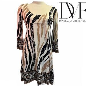 Diane Von Furstenberg Vintage silk Laetitia dress Sz 8